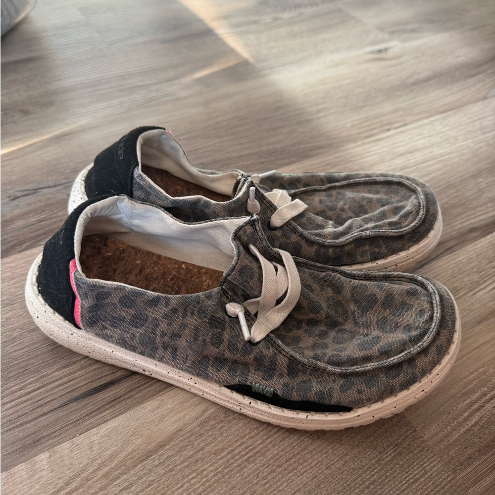 Leopard Print Hey Dudes